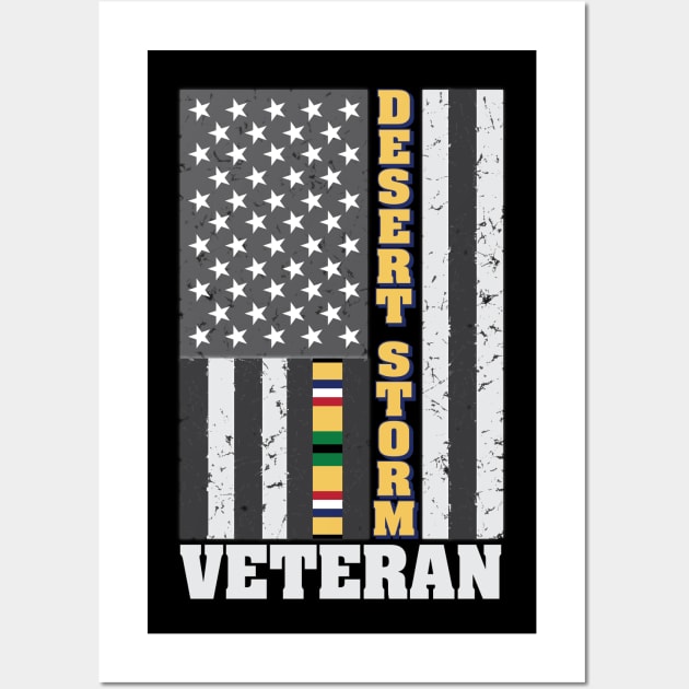 Desert Storm Flag Wall Art by myoungncsu